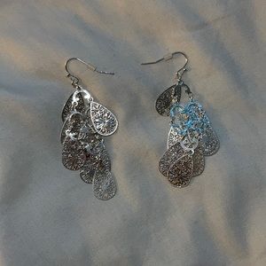 Silver earrings